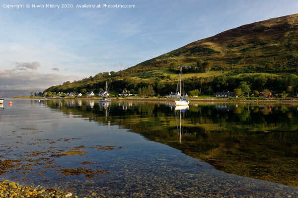 Lochranza Bay, Isle of Arran, Scotland Picture Board by Navin Mistry