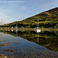 Buy canvas prints of Lochranza Bay, Isle of Arran, Scotland by Navin Mistry