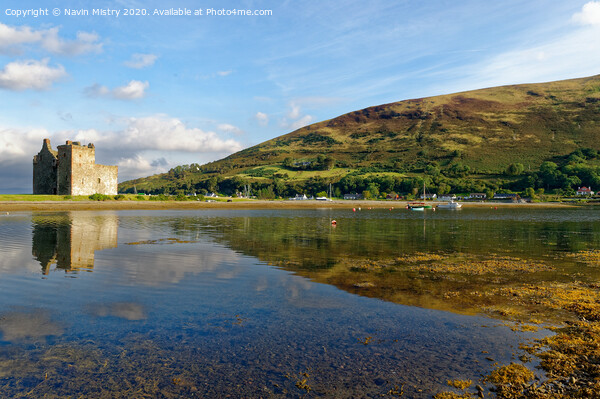 Lochranza Castle, Isle of Arran, Scotland  Picture Board by Navin Mistry
