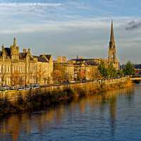 Buy canvas prints of Perth and the River Tay  by Navin Mistry
