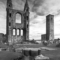 Buy canvas prints of St. Andrews Cathedral, Fife, Scotland by Navin Mistry