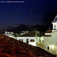 Buy canvas prints of Night time, Altea Spain  by Navin Mistry