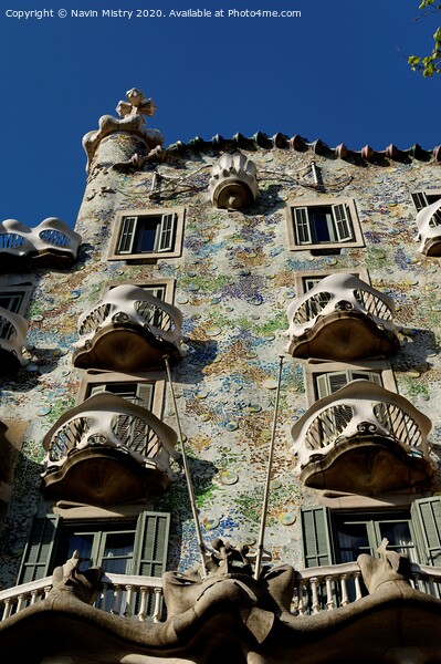 Casa Mila (La Pedrera), Barcelona, Spain  Picture Board by Navin Mistry