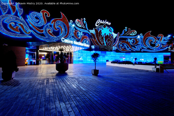 Casino Mediterraneo Alicante, Spain Picture Board by Navin Mistry
