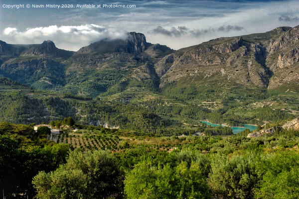 The Guadalest Valley, Alicante Province, Spain Picture Board by Navin Mistry