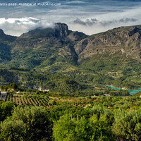 Buy canvas prints of The Guadalest Valley, Alicante Province, Spain by Navin Mistry