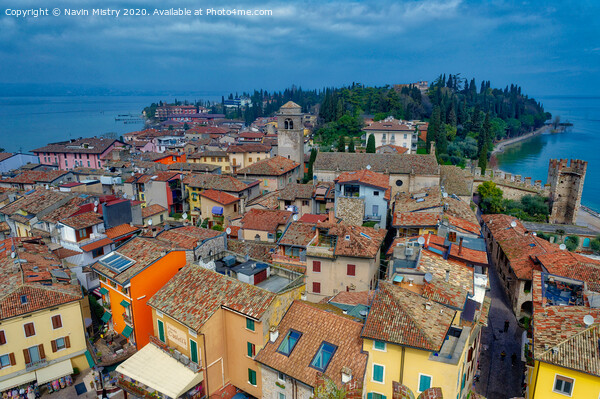 A view of Sirmione, Lake Garda, Italy Picture Board by Navin Mistry