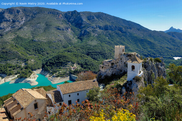 Guadalest, Alicante Province, Spain Picture Board by Navin Mistry