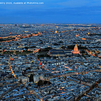 Buy canvas prints of Paris Skyline by Navin Mistry