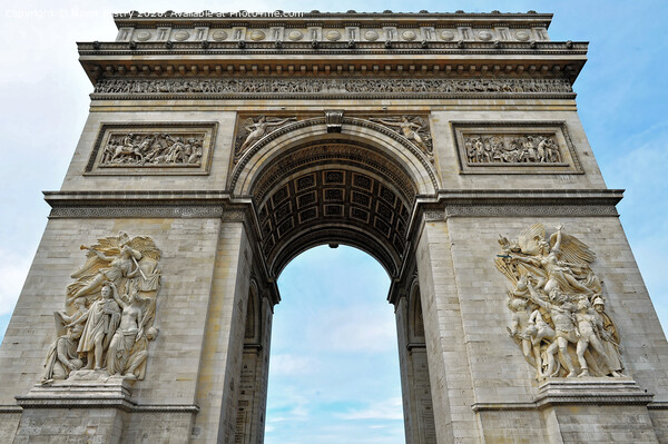 Arc de Triomphe, Paris Picture Board by Navin Mistry