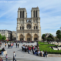 Buy canvas prints of Notre Dame de Paris, France by Navin Mistry