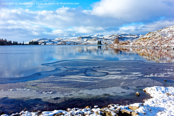 Winter at Loch Ordie, near Dunkeld, Perthshire  Picture Board by Navin Mistry