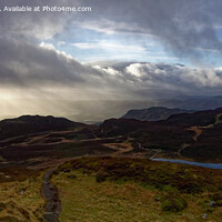 Buy canvas prints of A view from Ben Vrackie by Navin Mistry