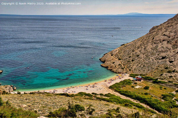 Oprna Bay Krk Island Croatia Picture Board by Navin Mistry