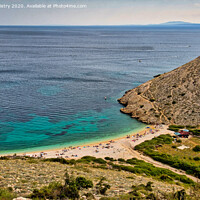 Buy canvas prints of Oprna Bay Krk Island Croatia by Navin Mistry