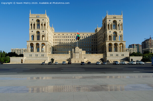 Government House of Baku, Azerbaijan.  Picture Board by Navin Mistry