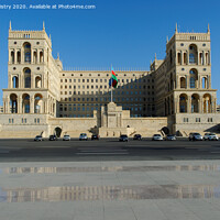 Buy canvas prints of Government House of Baku, Azerbaijan.  by Navin Mistry