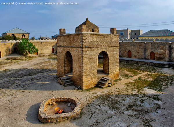 Ateshgah of Baku (Fire Temple of Baku), Azerbaijan Picture Board by Navin Mistry
