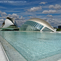 Buy canvas prints of The City of Arts and Sciences, Valencia, Spain  by Navin Mistry