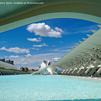 Buy canvas prints of The City of Arts and Sciences, Valencia, Spain   by Navin Mistry