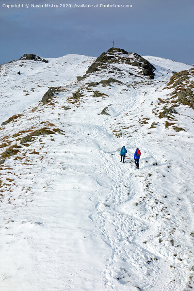 Summit of Ben Ledi, near Callander, Stirlingshire Picture Board by Navin Mistry