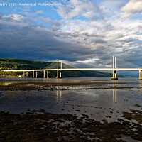 Buy canvas prints of The Kessock Bridge, Inverness, Highland, Scotland by Navin Mistry