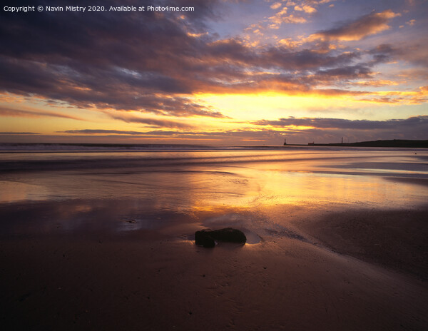 Sunrise Aberdeen Beach  Picture Board by Navin Mistry