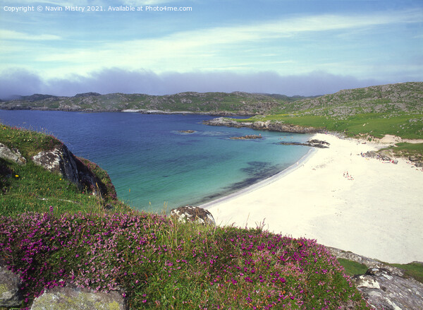 Bosta Beach, Great Bernera, Isle of Lewis, Western Isles Scotland Picture Board by Navin Mistry