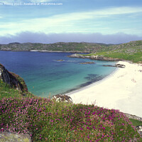 Buy canvas prints of Bosta Beach, Great Bernera, Isle of Lewis, Western Isles Scotland by Navin Mistry