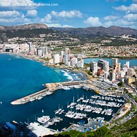 Buy canvas prints of Calpe, Costa Blanca, Spain  by Navin Mistry