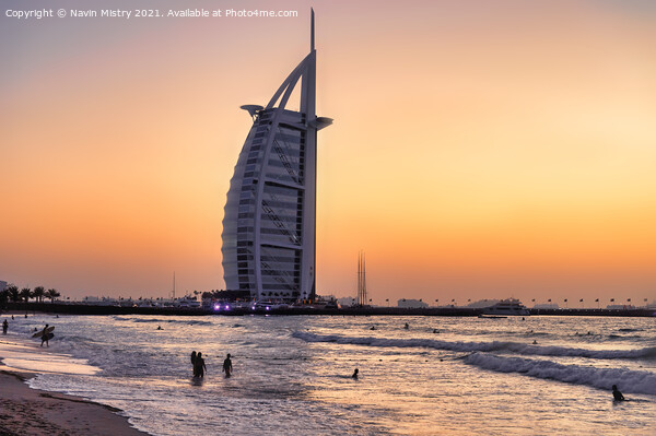 Burj Al Arab Picture Board by Navin Mistry