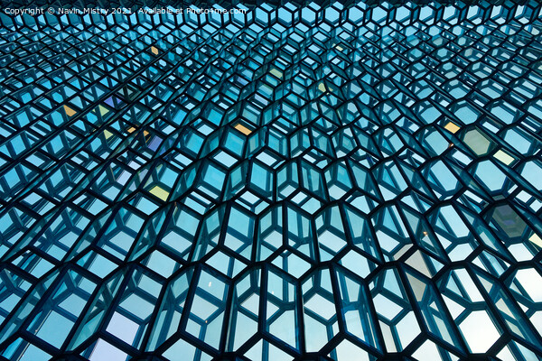 Windows of the Harpa Concert hall, Reykjavik, Iceland  Picture Board by Navin Mistry