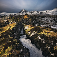 Buy canvas prints of Old Lava Fields by Manuel Martin
