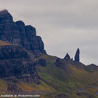 Buy canvas prints of The Old Man Of Storr. "As The Fog Rolls In" by KJArt 