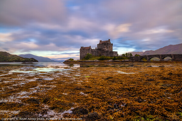 Scottish Highlands, Eilean Donan Castle Picture Board by KJArt 