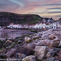 Buy canvas prints of Staithes 'The Rockies' by KJArt 