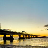 Buy canvas prints of Sunset on the Prince of Wales Bridge by Gordon Maclaren