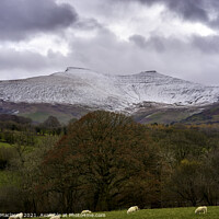 Buy canvas prints of Snow on Pen y Fan, Brecon Beacons by Gordon Maclaren