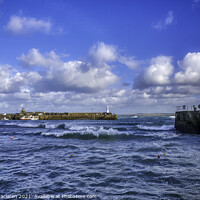 Buy canvas prints of St Ives Harbour, Cornwall by Gordon Maclaren