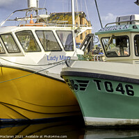 Buy canvas prints of Boats in St Ives Harbour, Cornwall by Gordon Maclaren