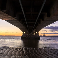 Buy canvas prints of Sunset over the Severn  by Gordon Maclaren