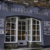 Buy canvas prints of The Harbour Tavern, Mevagissey by Gordon Maclaren