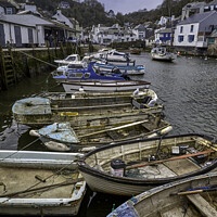 Buy canvas prints of Polperro Harbour, Cornwall by Gordon Maclaren