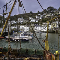 Buy canvas prints of Polperro Fishing Harbour, Cornwall by Gordon Maclaren