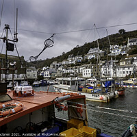 Buy canvas prints of Polperro Fishing Harbour, Cornwall by Gordon Maclaren