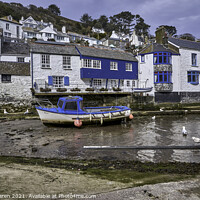 Buy canvas prints of Polperro Harbour, Cornwall by Gordon Maclaren