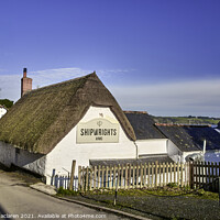Buy canvas prints of The Shipwrights Arms, Helford, Cornwall by Gordon Maclaren