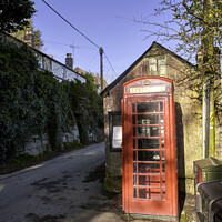 Buy canvas prints of Telephone Box, Helford Village, Cornwall by Gordon Maclaren