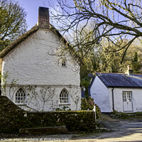Buy canvas prints of Holiday Cottages, Helford Village, Cornwall by Gordon Maclaren