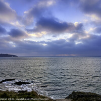 Buy canvas prints of Cornish Sunrise viewed from Pendennis Point, Falmouth by Gordon Maclaren